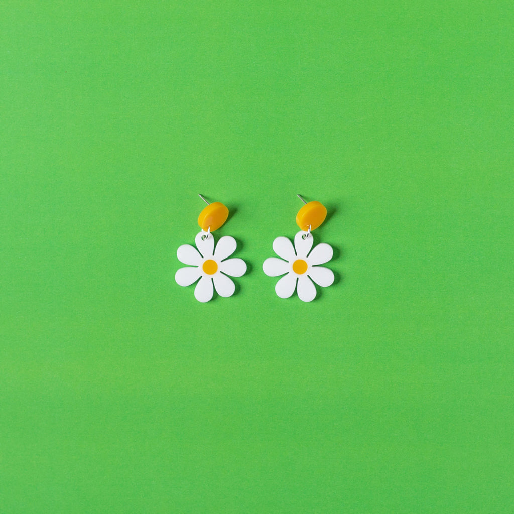 The Baby Daisy Hanging Stud Earrings