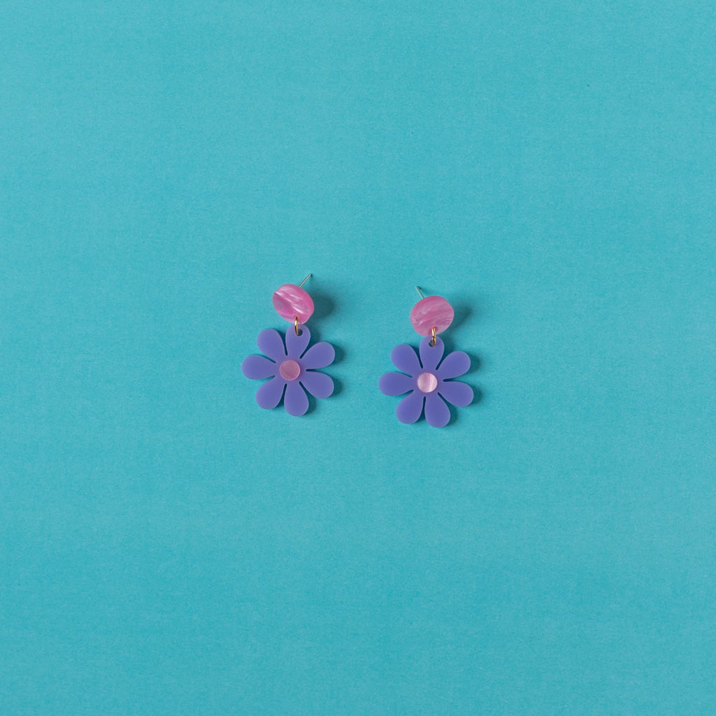 The Baby Daisy Hanging Stud Earrings