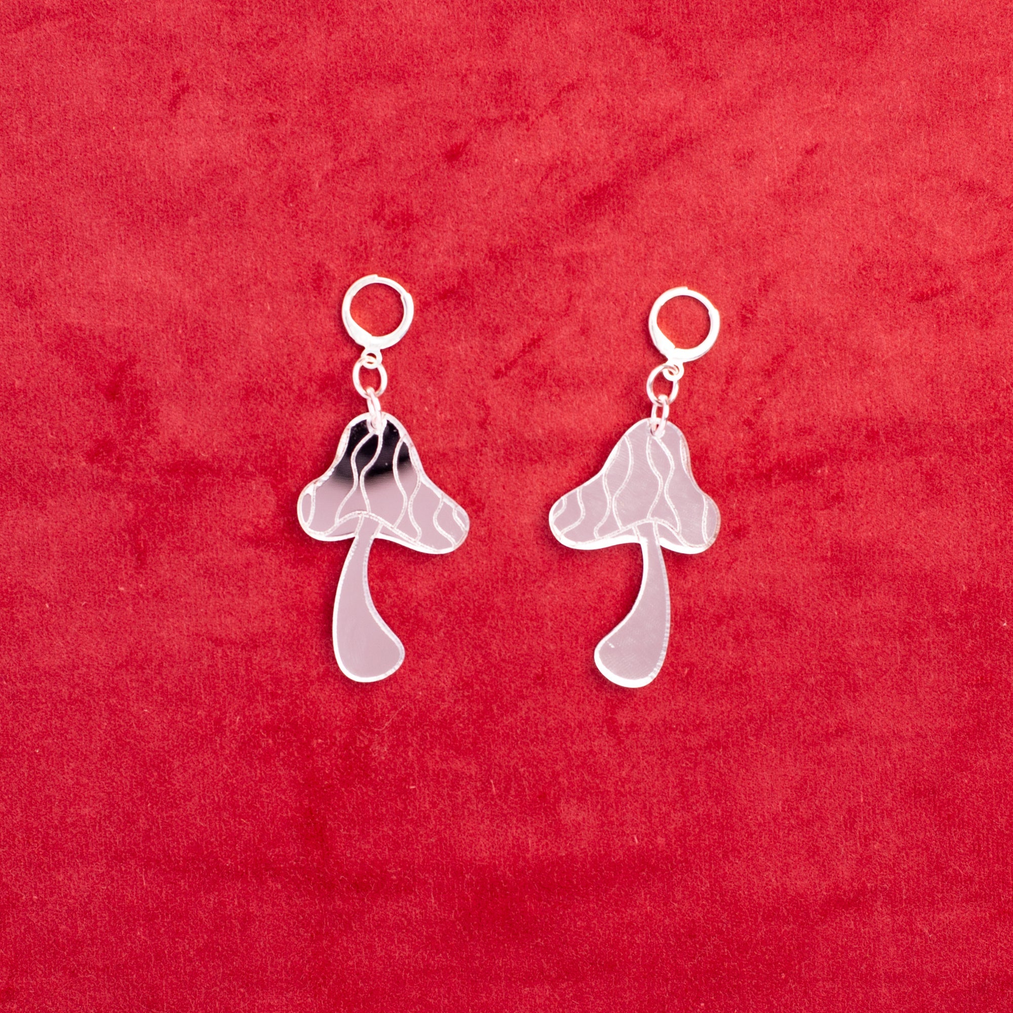 The Groovy Mushroom Dangle Earrings