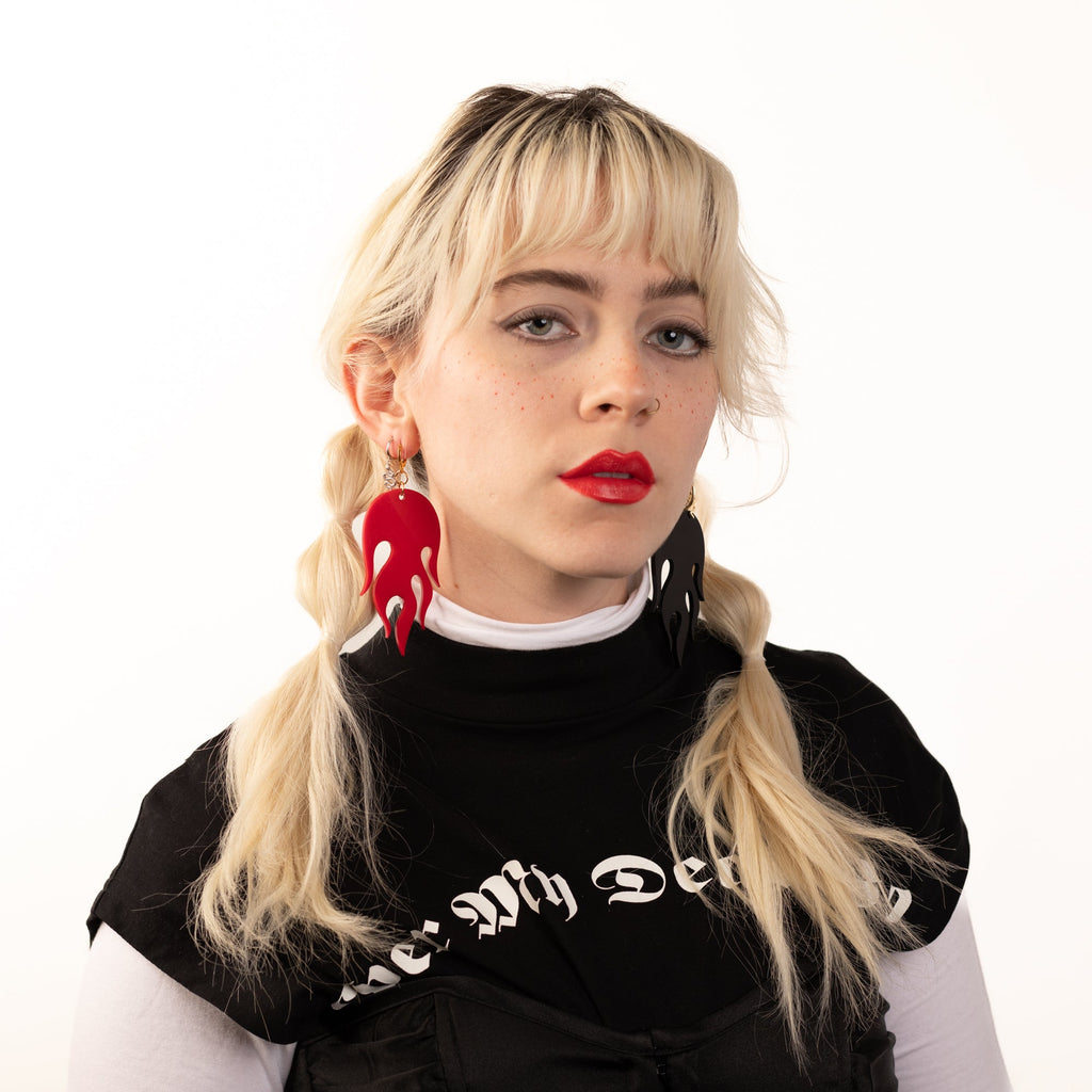 Flame Dangle Earrings