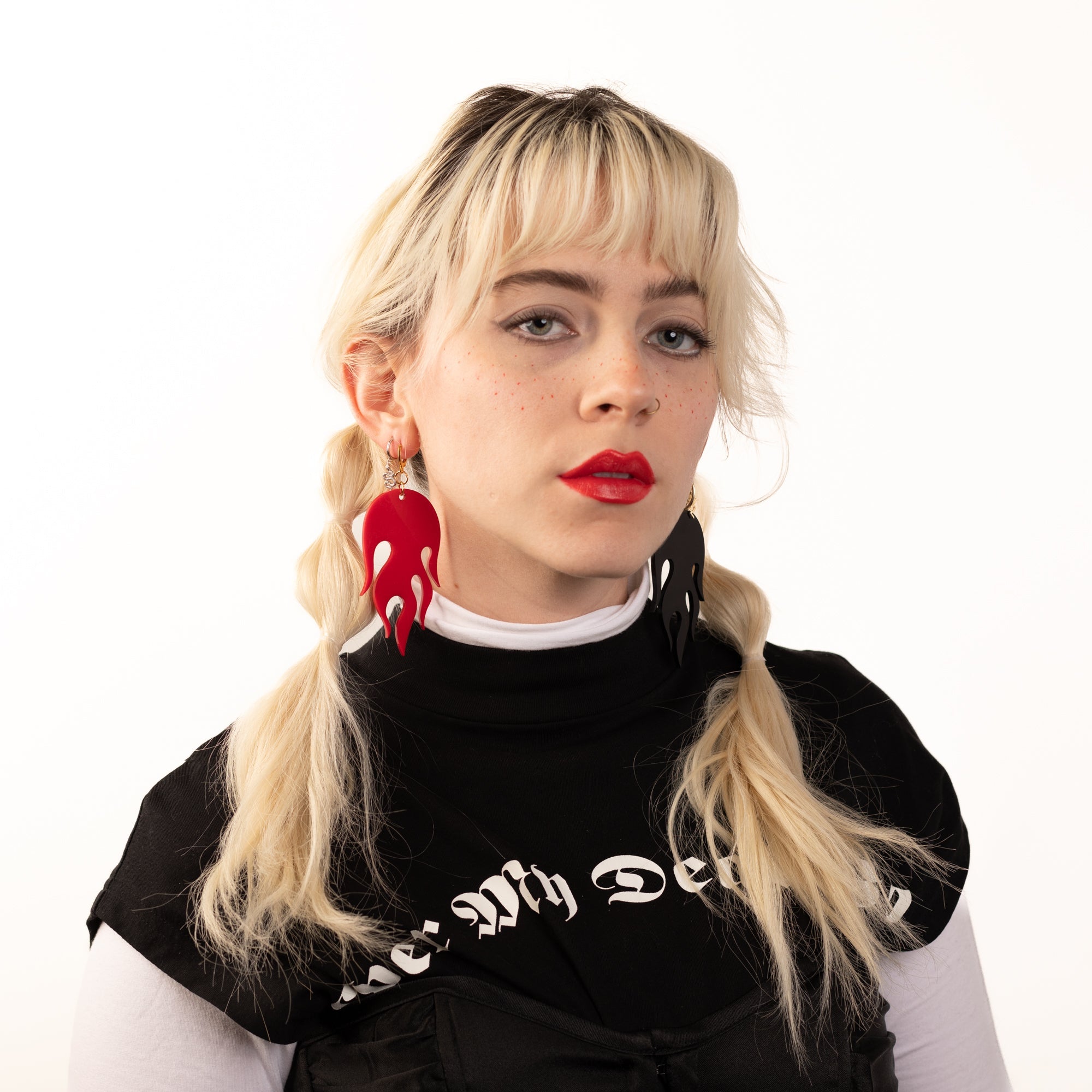 Flame Dangle Earrings