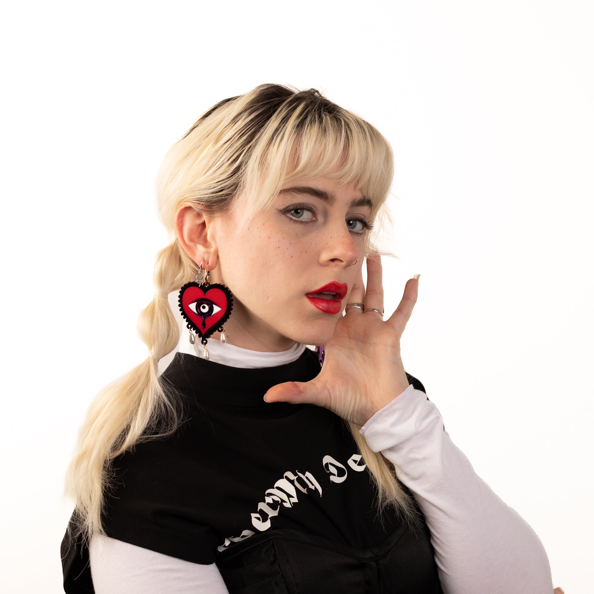 Cry Me a River Hoop Earrings