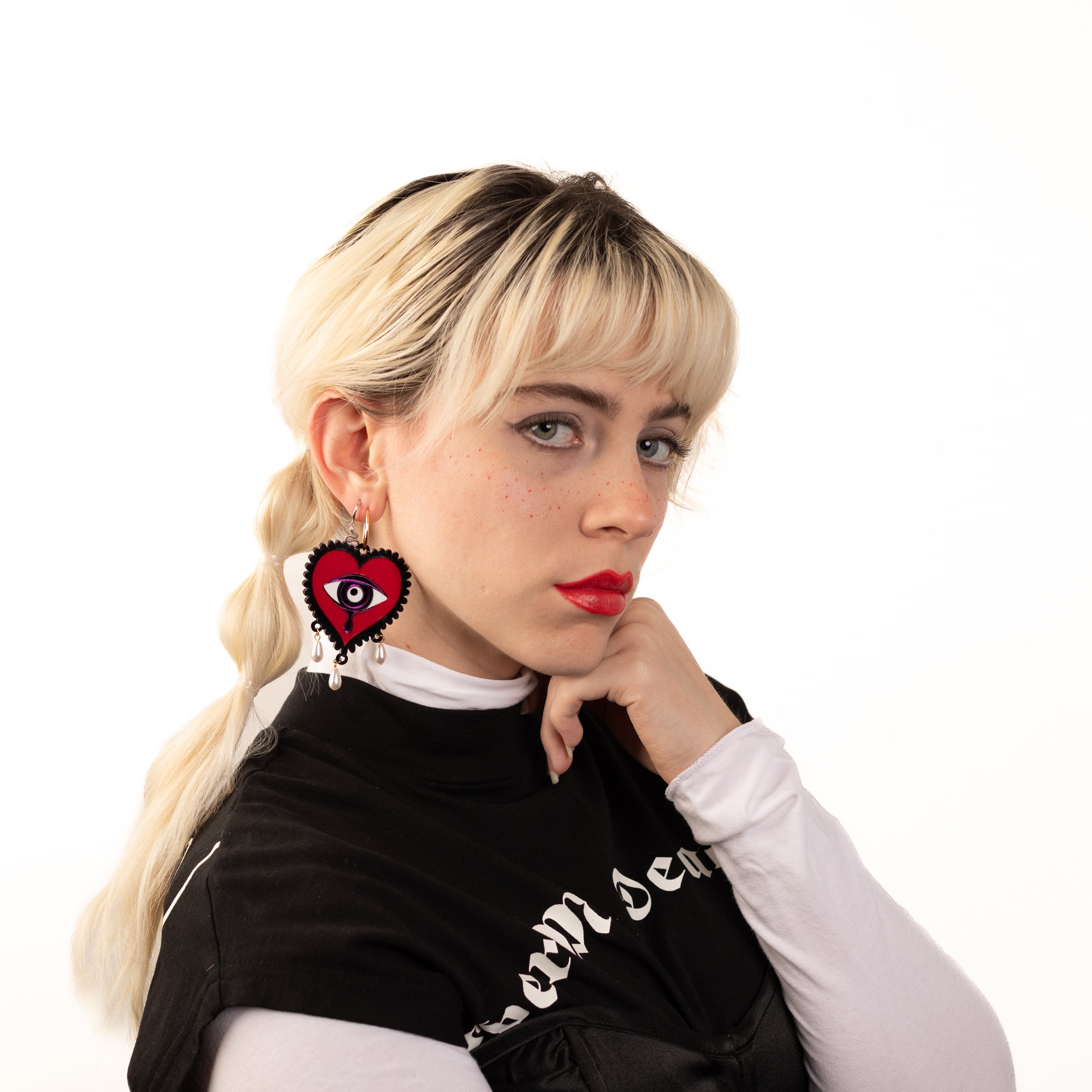 Cry Me a River Hoop Earrings