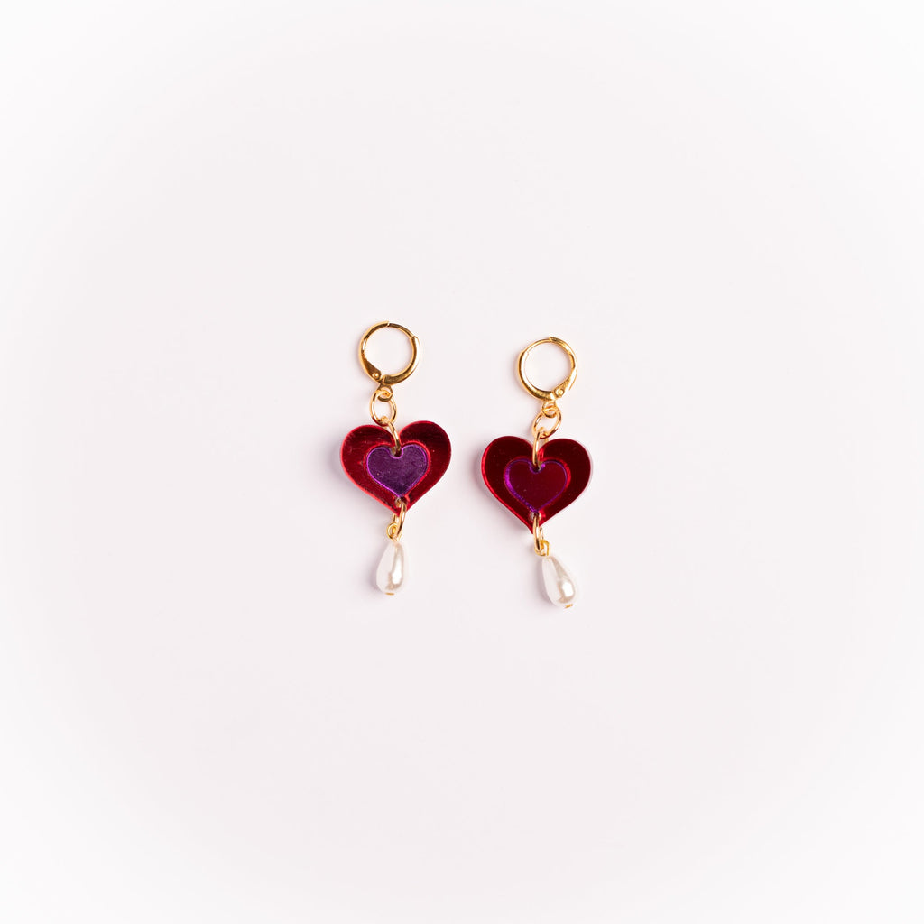 Love Drop Dangle Earrings