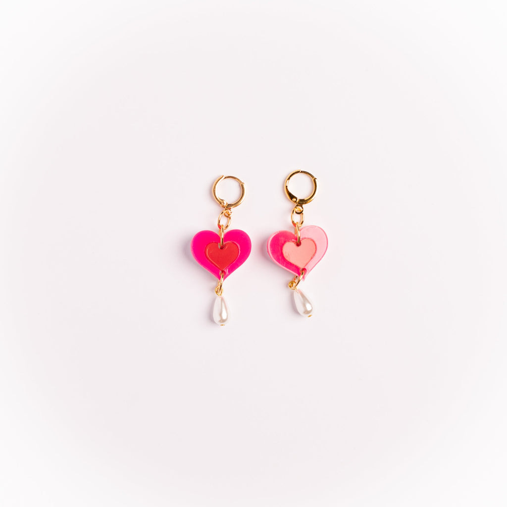 Love Drop Dangle Earrings