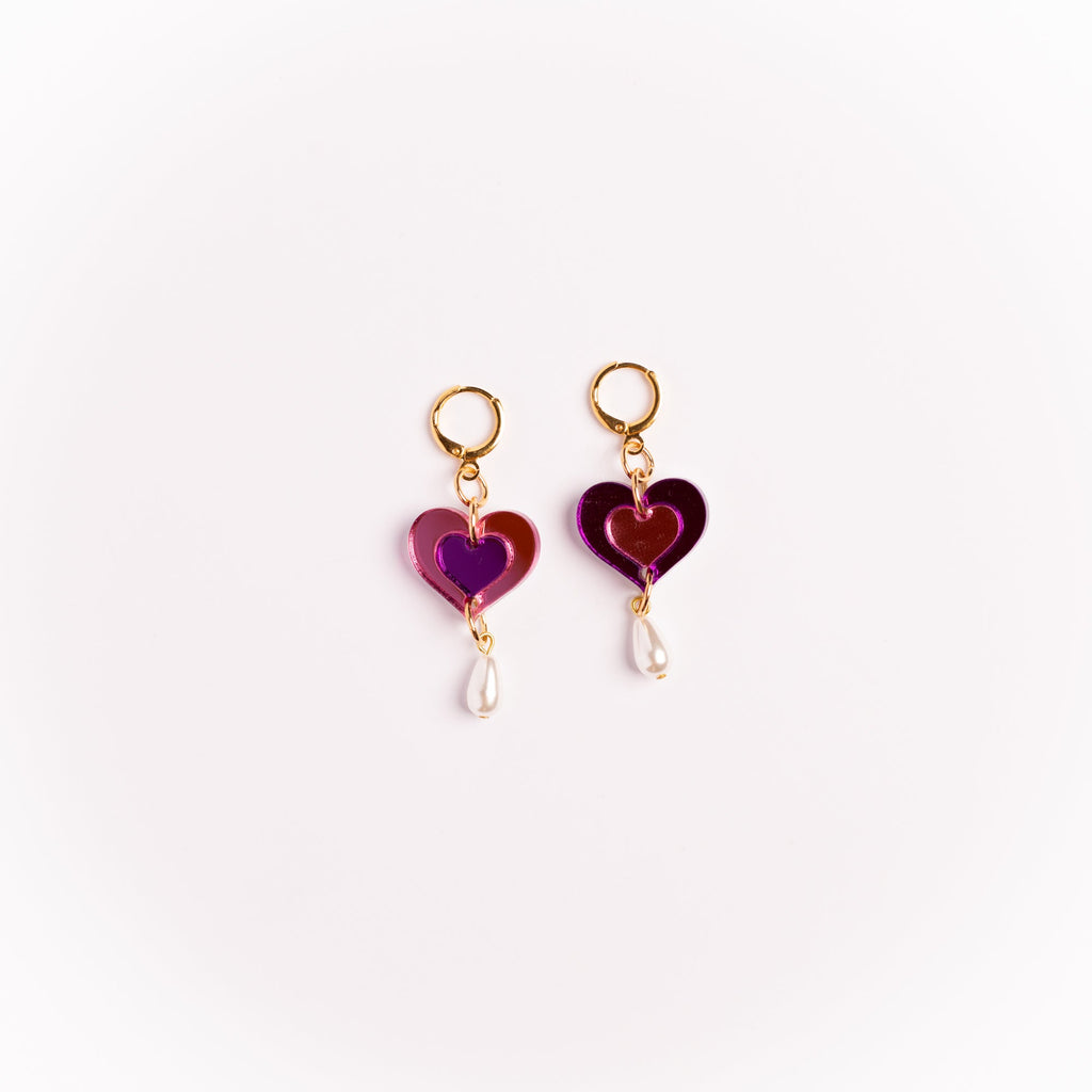 Love Drop Dangle Earrings