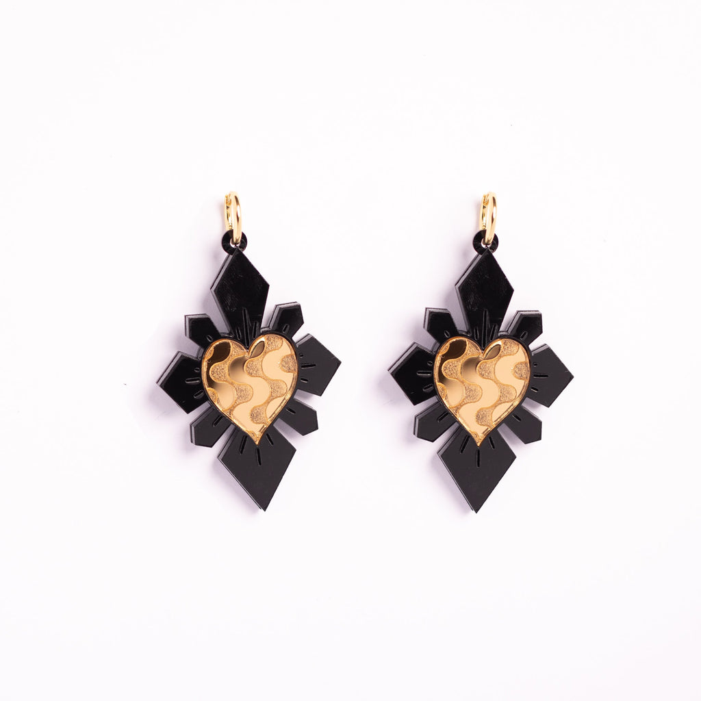 Sacred Love Hoop Earrings