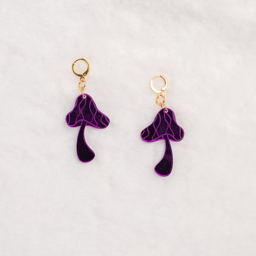 The Groovy Mushroom Dangle Earrings