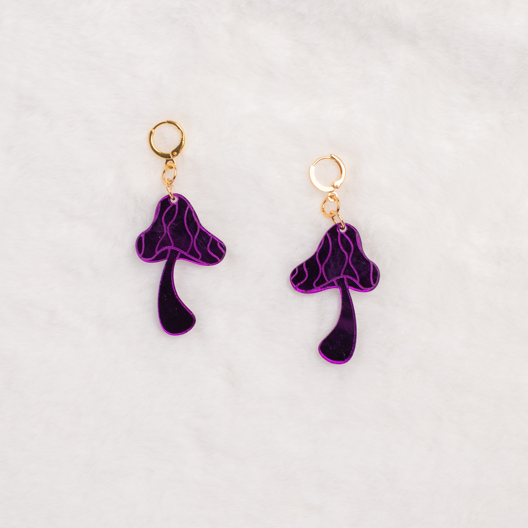 The Groovy Mushroom Dangle Earrings