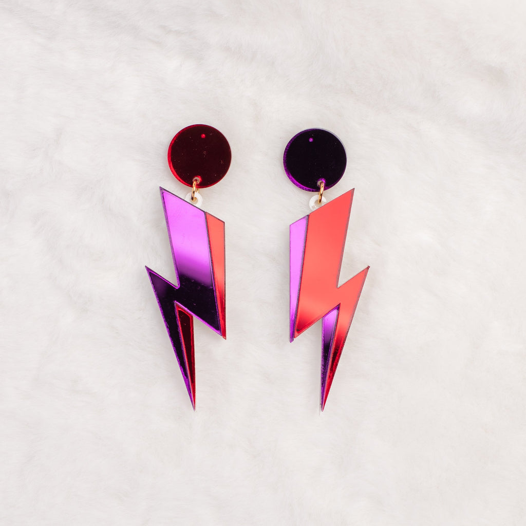 Layered Ziggy Bolt Earrings Wholesale