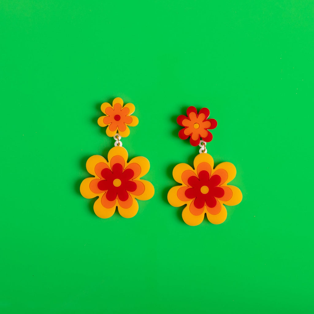 The Double Candy Daisy Stud Earrings