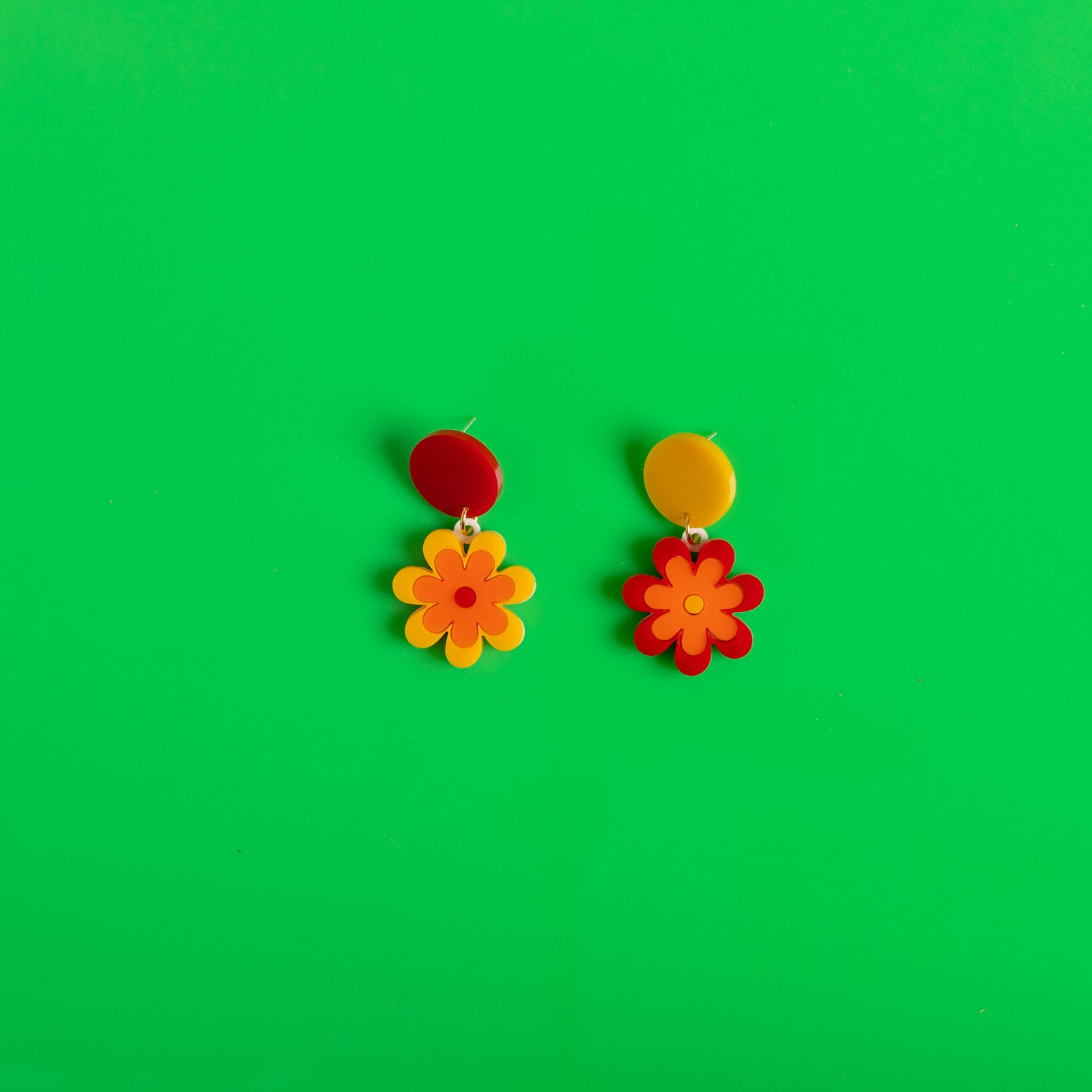 The Baby Candy Daisy Hanging Stud Earrings