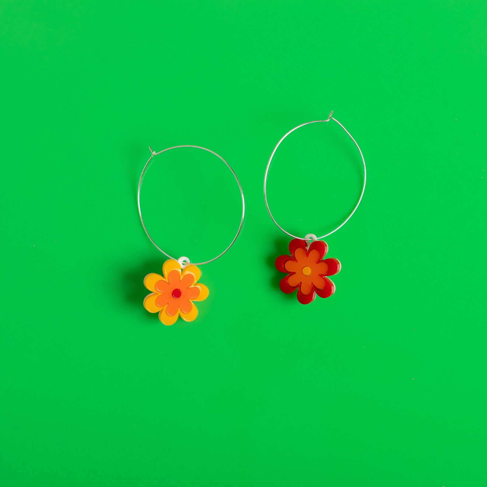 The Baby Candy Daisy Hoop Earrings