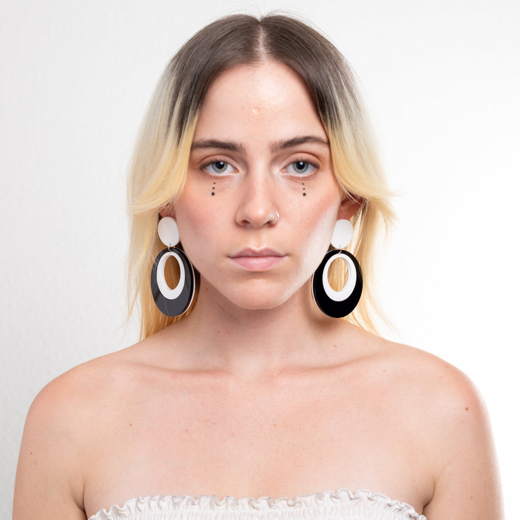 Mod Mama Hanging Stud Earrings
