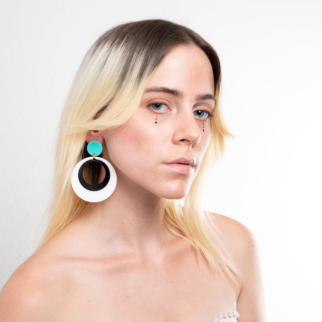 Mod Mama Hanging Stud Earrings