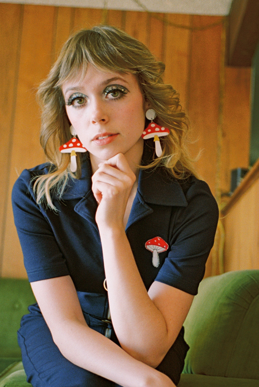 The Magic Mushroom Stud Earrings